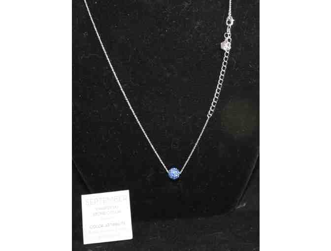 Crystal Ceralun Pave Ball Necklace - Photo 3