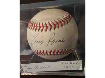 Autographed Tim Raines, Sr. Baseball