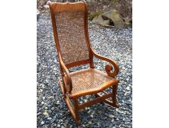 Birdseye Maple Antique Rocking Chair