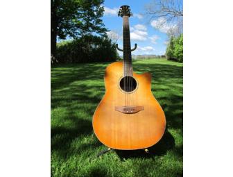Virtually New Ovation Acoustic Electric Guitar