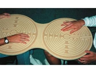 Chartres Finger Labyrinth 36' x 18' Compressed Wood Chartres - Intuipath