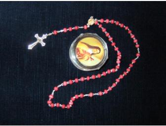 Rose Bead Rosary from Chartres