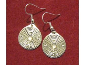 Circle of Peace labyrinth jewelry set