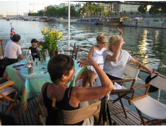 Paris Luncheon for two aboard boat on the Seine