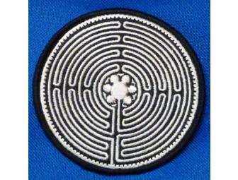 Chartres Labyrinth patches.Set of Four (4)