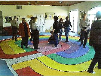 1-Week Rental-Canvas Cretan Walking Labyrinth