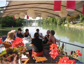 Paris Luncheon for two aboard boat on the Seine