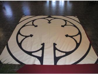 Accurate Chartres Center Rosette canvas replica