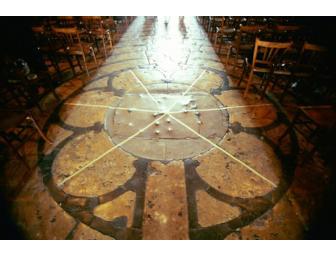 Accurate Chartres Center Rosette canvas replica