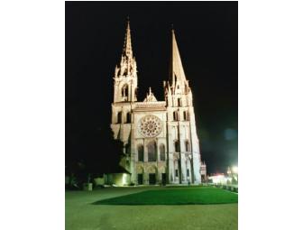 Chartres Cathedral Labyrinth on Canvas, Center Rosette