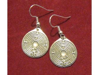 Circle of Peace labyrinth jewelry set