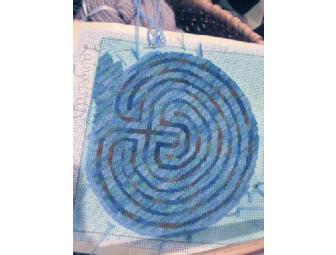 Chartres Labyrinth Needlepoint Canvass