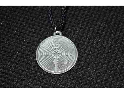 Chartres Labyrinth - Pewter Labyrinth Medallion/Necklace