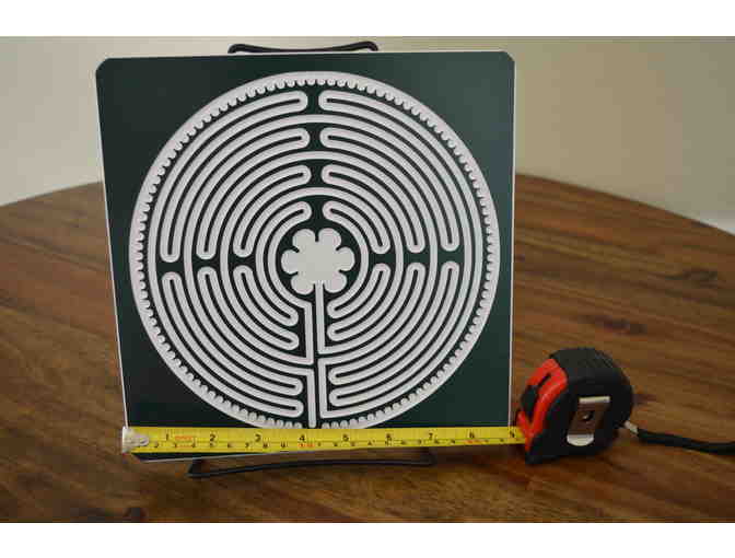 Finger Labyrinth: 8'' Acrylic Chartes Labyrinth - Green