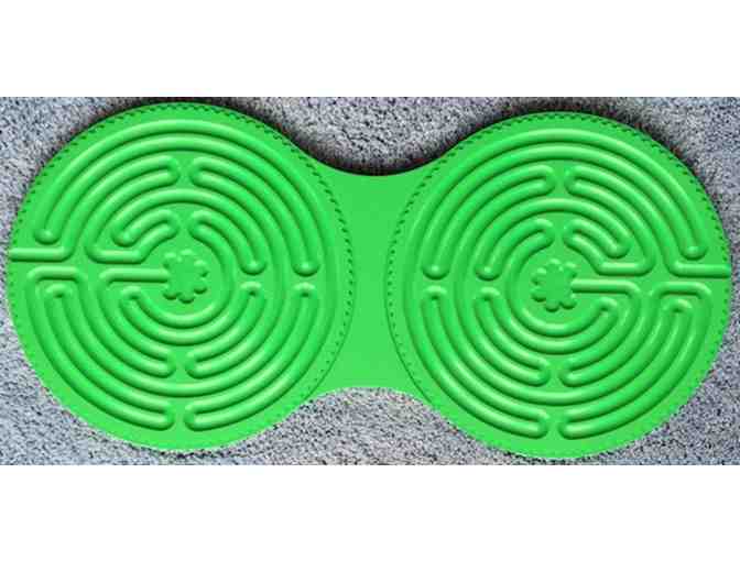 25' Green Plastic Double Chartres Finger Labyrinth