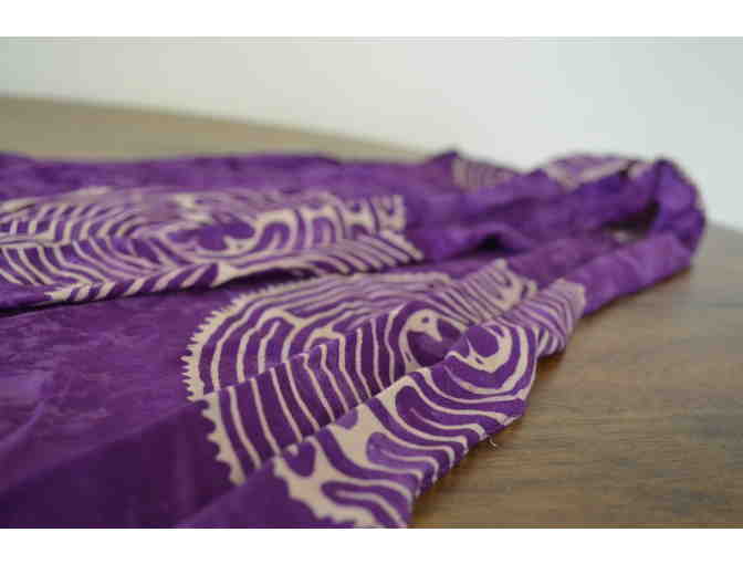Scarf - Purple (Featuring Chartres Labyrinth Design!)