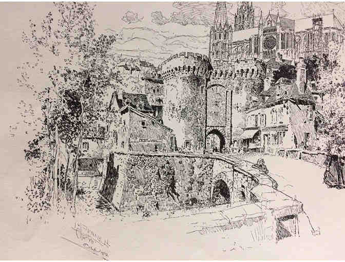 Chartres Engraving from 1907