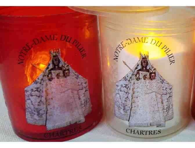 Chartres Cathedral Votive candle holders set of 8