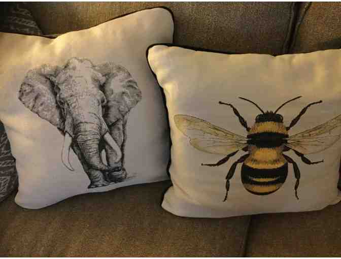 Handmade pillow - Tapestry Elephant