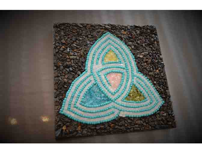 Beautiful Handmade Trinity Labyrinth with Semi Precious Stones - Photo 2