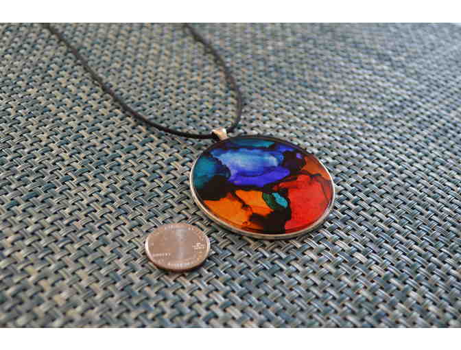 Abstract Design Necklace featuring VIVID COLOR