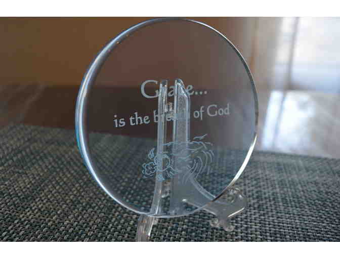 Glass Artwork with Stand #1