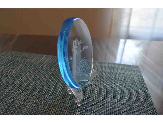 Glass Artwork with Stand #1