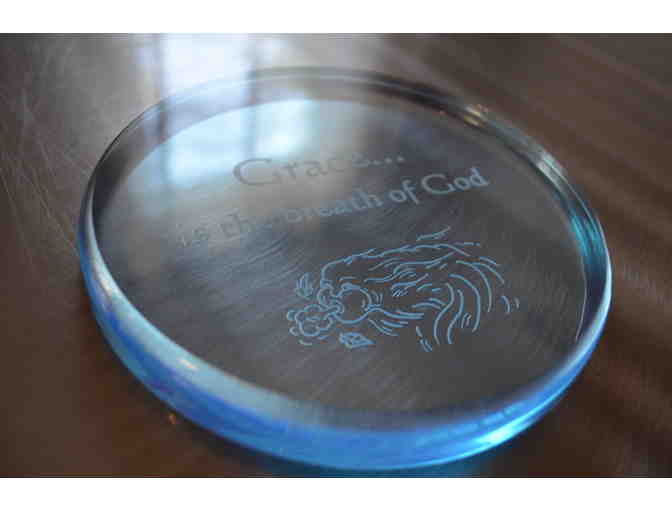 Glass Artwork with Stand #1