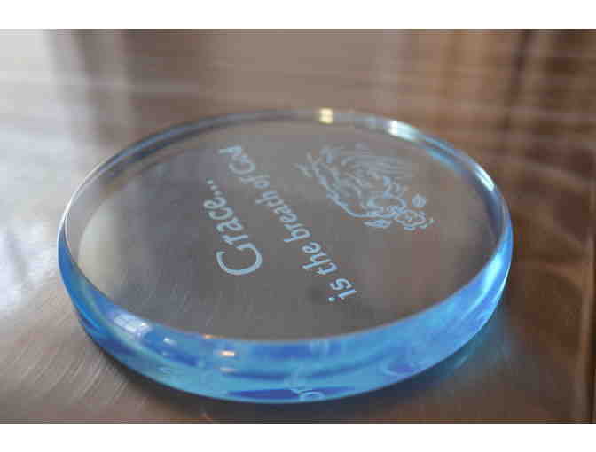 Glass Artwork with Stand #1