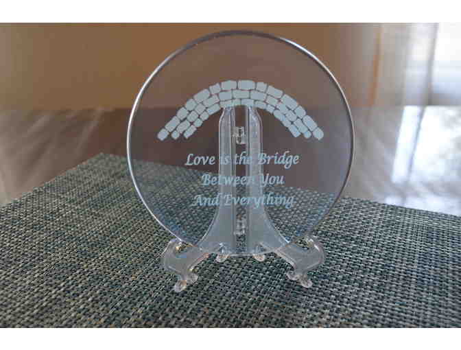 Glass Artwork with Stand #2