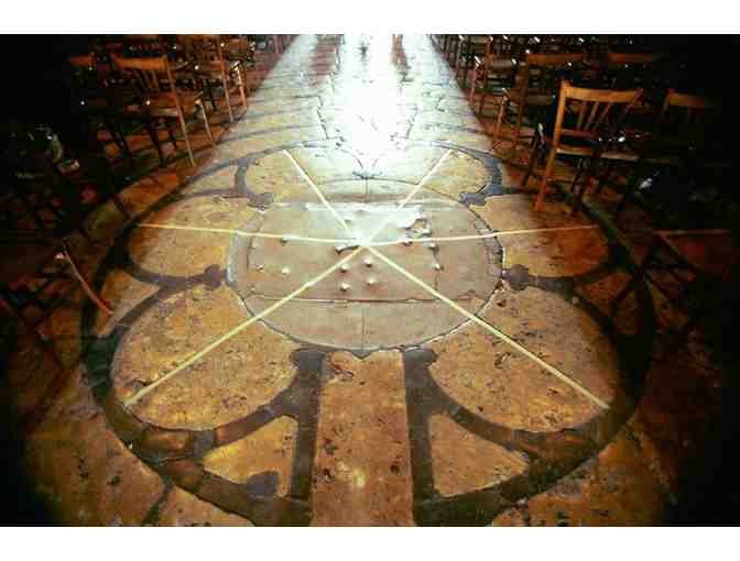 Chartres Labyrinth Rosette on 12 foot canvas - Photo 3