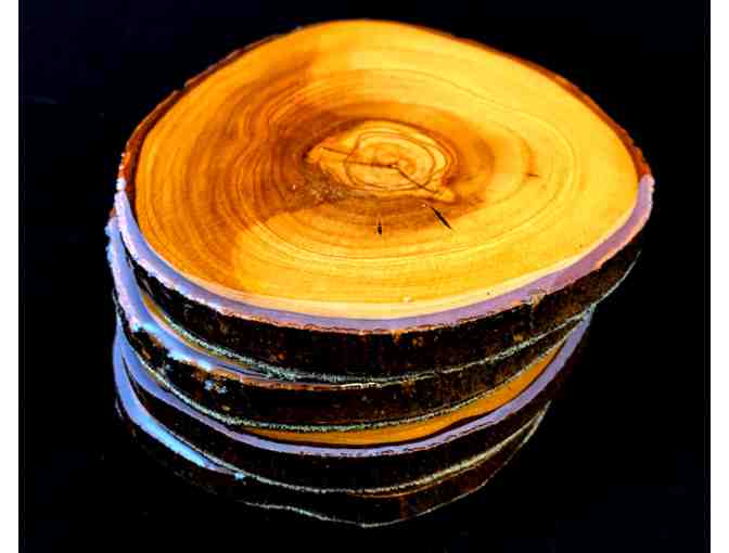 Set of 4 Wooden Coasters