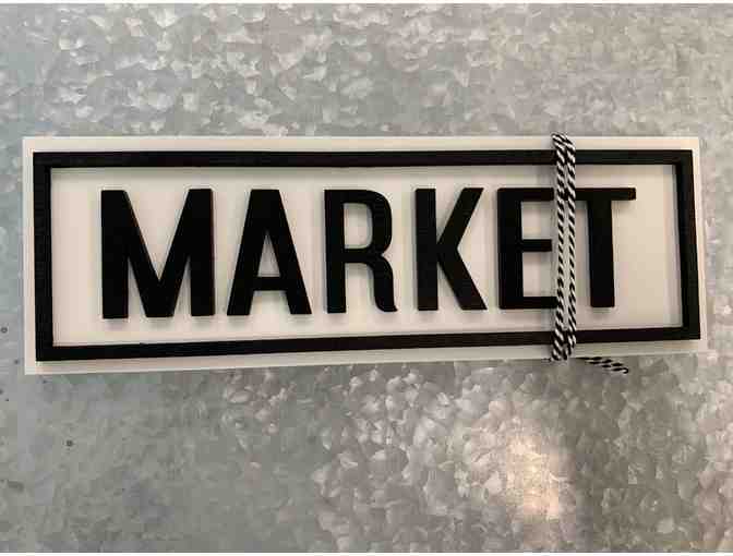 Decor: Farmhouse 3D Sign (Market)