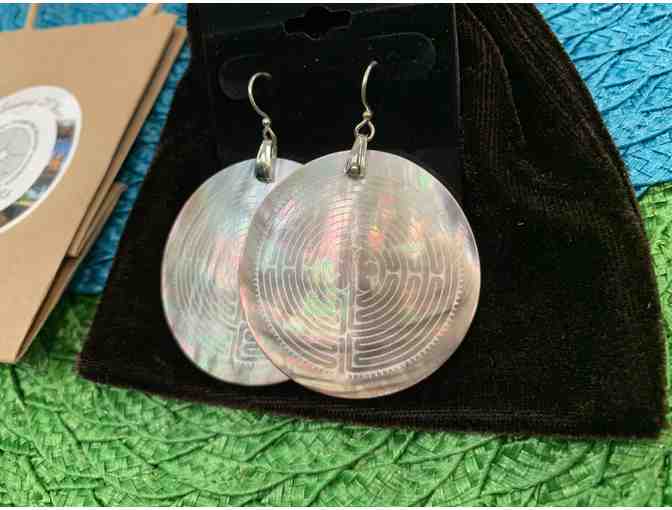Labyrinths On Shells - Ready-to-Gift Earrings