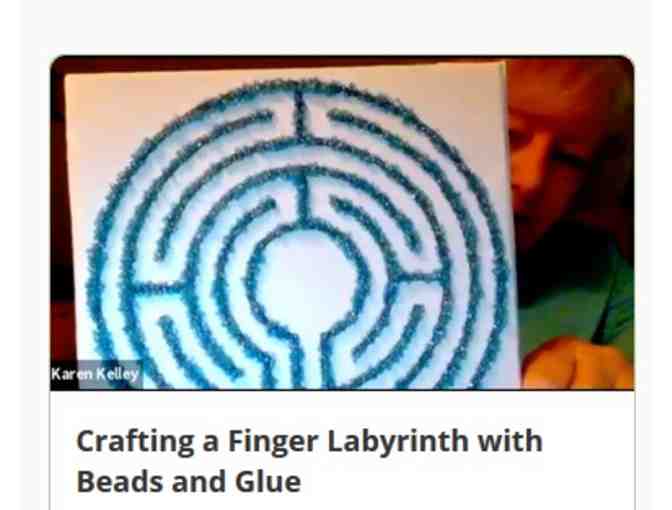 Beaded Labyrinth Kit - RASPBERRY