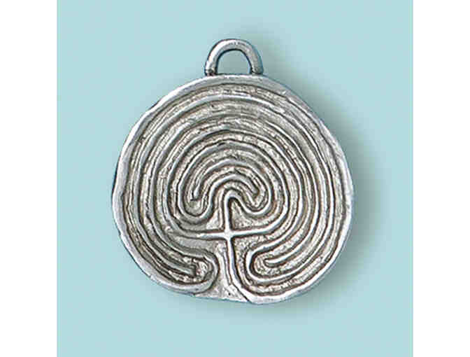 Labyrinth Charm (Beaded)