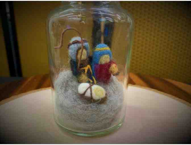 Hand Felted Miniature Nativity