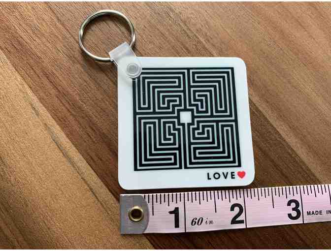 Dual Sided Labyrinth Keychain #2
