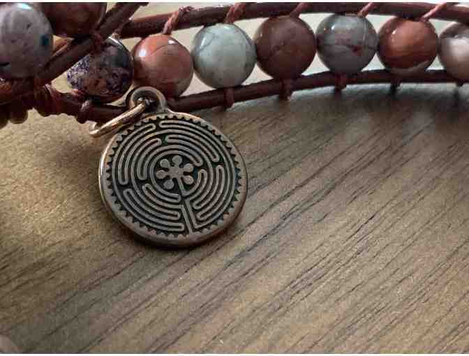 Bracelet - Featuring the Chartres Labyrinth & Tree of Life