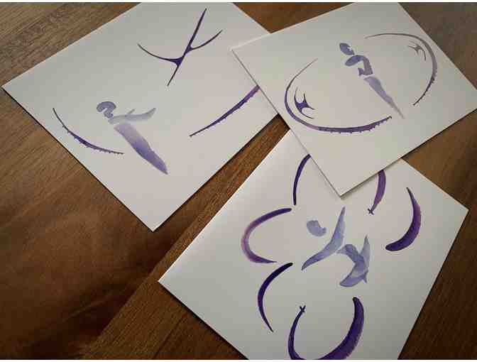 Set of 3 Notecards - from the Chartres Labyrinth Series #1