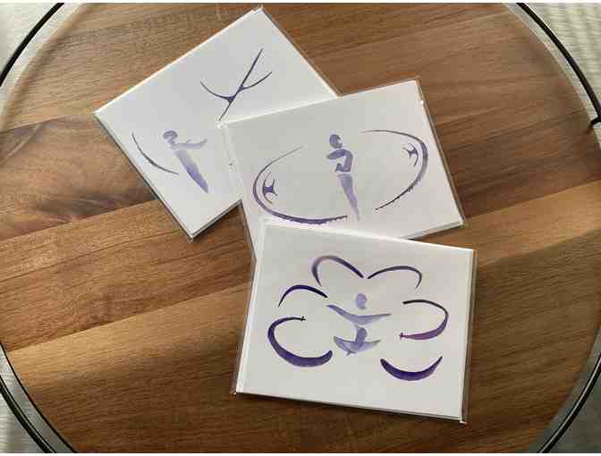 Set of 3 Notecards - from the Chartres Labyrinth Series #1