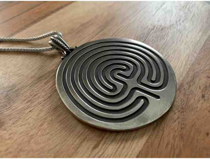 Journey Labyrinth Necklace (Double Sided)