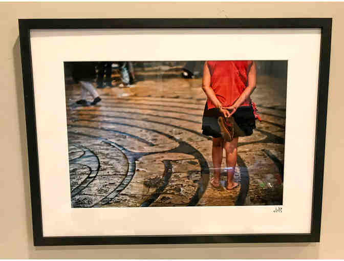 Framed Print Chartres Cathedral Labyrinth