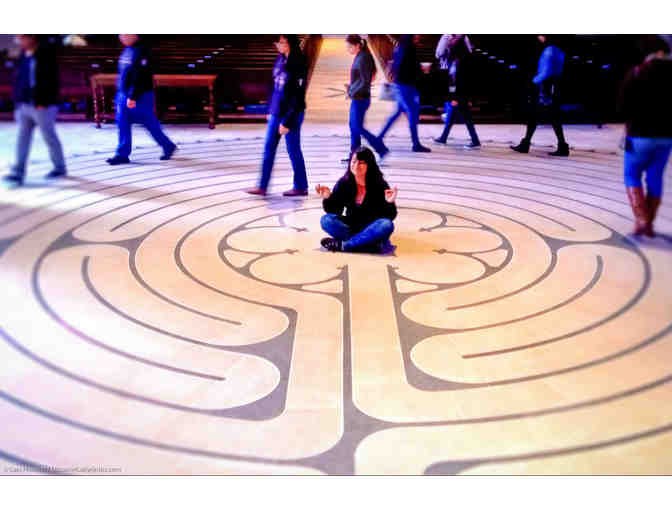 Framed Print Grace Cathedral Labyrinth