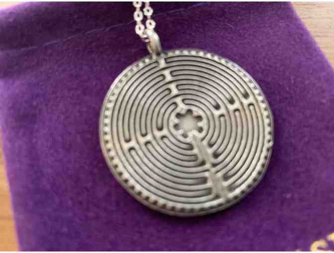 Single Sided Chartres Labyrinth Necklace