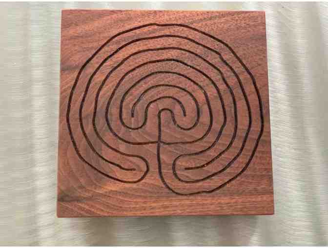 Classical Labyrinth Design in Walnut