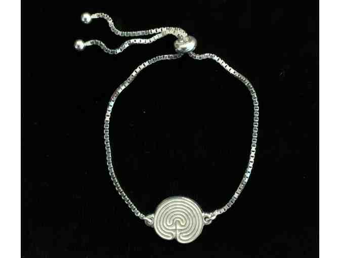 Sterling Silver Labyrinth Bracelet