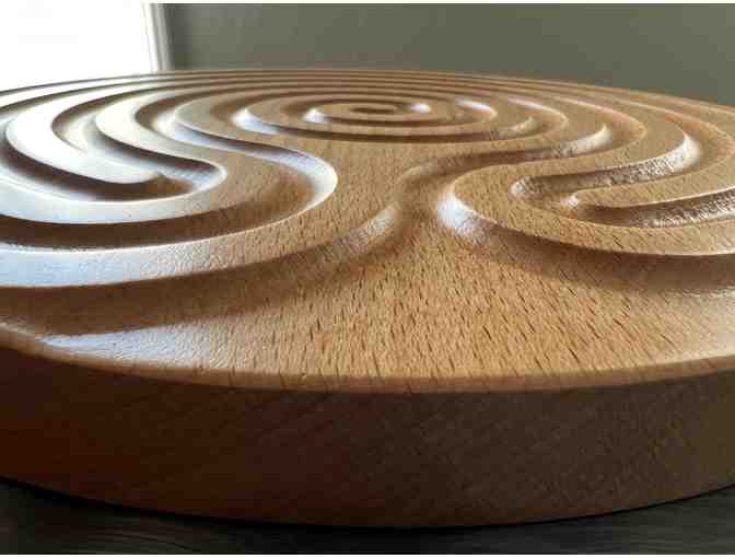 Chakravyuha Labyrinth in Hardwood (10'')
