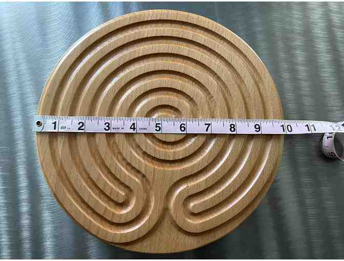 Chakravyuha Labyrinth in Hardwood (10'')