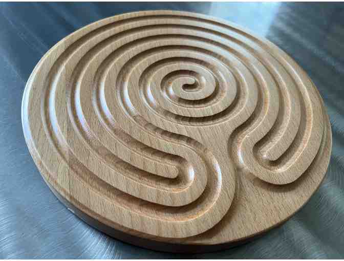 Chakravyuha Labyrinth in Hardwood (10'')